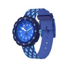 Montre FLIK FLAK let's get artsy enfant cadran bleu bracelet pet recycle bleu - vue V1