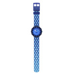 Montre FLIK FLAK let's get artsy enfant cadran bleu bracelet pet recycle bleu - vue D1