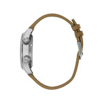 Montre LIP MANUFACTURE type 14 homme automatique, bracelet cuir beige - vue 2