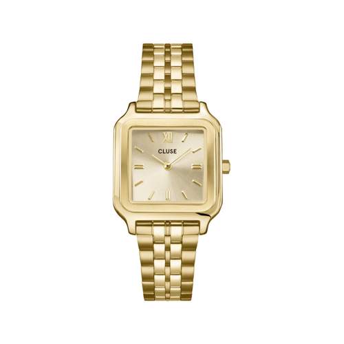 CLUSE Gracieuse ladies' watch yellow dial gold stainless steel bracelet