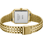 Montre CLUSE Gracieuse femme cadran jaune bracelet acier doré - vue 3