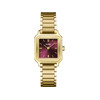 Montre CLUSE Gracieuse Petite femme cadran rouge bracelet acier doré - vue V1