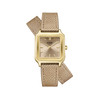 Montre CLUSE Gracieuse Petite femme cadran beige bracelet cuir beige - vue V1
