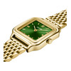 Montre CLUSE Gracieuse Petite femme cadran vert bracelet acier doré - vue V2
