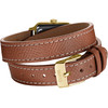 Montre CLUSE Gracieuse Petite femme cadran marron bracelet cuir doré - vue V3