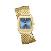 Montre CLUSE Gracieuse Petite femme cadran bleu bracelet acier doré - vue V1