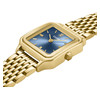 Montre CLUSE Gracieuse Petite femme cadran bleu bracelet acier doré - vue V2