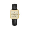 Montre CLUSE La Tétragone Multifunction femme cadran vert bracelet cuir noir - vue V1