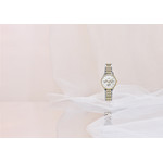 CLUSE Minuit Multifunction ladies' watch white dial two-tone steel bracelet - view D1