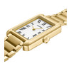 Montre CLUSE Belisenna femme cadran blanc bracelet acier doré - vue V2