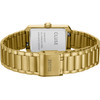 Montre CLUSE Belisenna femme cadran blanc bracelet acier doré - vue V3