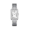 Montre CLUSE Belisenna femme cadran blanc bracelet acier gris - vue V1