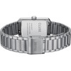 Montre CLUSE Belisenna femme cadran blanc bracelet acier gris - vue V3