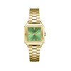 Montre CLUSE Gracieuse Petite femme cadran vert bracelet acier doré - vue V1