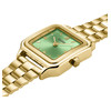 Montre CLUSE Gracieuse Petite femme cadran vert bracelet acier doré - vue V2