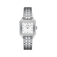 Montre CLUSE Gracieuse Petite femme cadran blanc bracelet acier