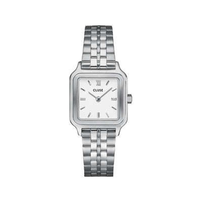 Montre CLUSE Gracieuse Petite femme cadran blanc bracelet acier - vue 1