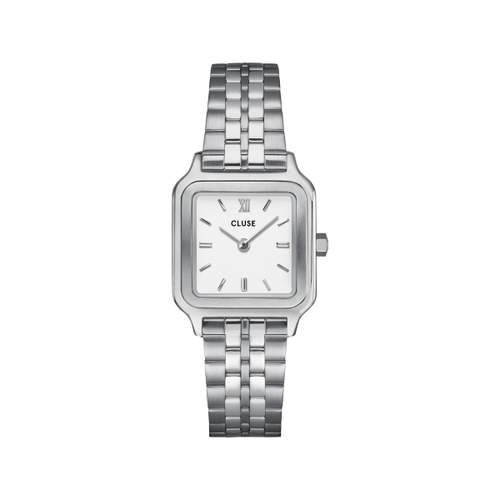 Montre CLUSE Gracieuse Petite femme cadran blanc bracelet acier