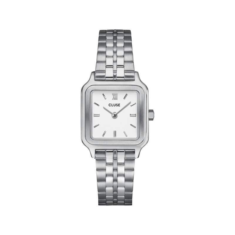 Montre CLUSE Gracieuse Petite femme cadran blanc bracelet acier - vue 1