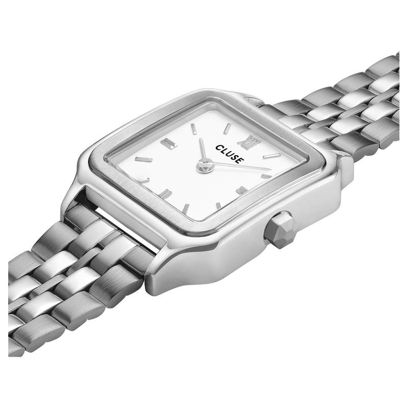 Montre CLUSE Gracieuse Petite femme cadran blanc bracelet acier - vue 2