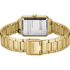 Montre CLUSE Fluette femme cadran vert bracelet acier doré - vue V3