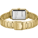 Montre CLUSE Fluette femme cadran vert bracelet acier doré - vue 3