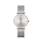 Montre CLUSE Minuit femme cadran gris bracelet acier - vue 1