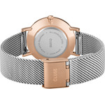 Montre CLUSE Minuit femme cadran gris bracelet acier - vue 3