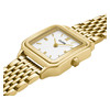Montre CLUSE Gracieuse Petite femme cadran blanc bracelet acier doré - vue V2