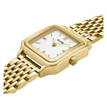 Montre CLUSE Gracieuse Petite femme cadran blanc bracelet acier doré - vue 2
