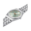 Montre CLUSE Retro 70's femme cadran vert bracelet acier - vue V2
