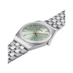 Montre CLUSE Retro 70's femme cadran vert bracelet acier - vue 2