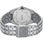 Montre CLUSE Retro 70's femme cadran vert bracelet acier - vue 3