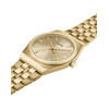 Montre CLUSE Retro 70's femme cadran doré bracelet acier doré - vue V2