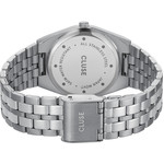 Montre CLUSE Retro 70's femme cadran rose bracelet acier - vue 3