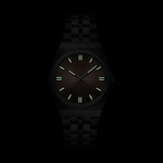 Montre CLUSE Retro 70's femme cadran rose bracelet acier - vue D1