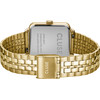 Montre CLUSE La Tétragone femme bracelet acier doré - vue V3