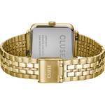 Montre CLUSE La Tétragone femme bracelet acier doré - vue 3