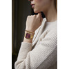 Montre CLUSE La Tétragone femme bracelet acier doré - vue Vporté 3
