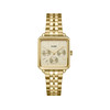 Montre CLUSE La Tétragone femme cadran rosé bracelet acier doré - vue V1