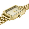Montre CLUSE Fluette femme cadran doré bracelet acier doré - vue V2