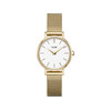 Montre CLUSE Boho Chic femme cadran blanc bracelet acier doré - vue V1