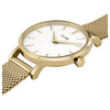 Montre CLUSE Boho Chic femme cadran blanc bracelet acier doré - vue V2