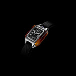 Montre BRISTON Streamliner Kennedy femme cadran noir bracelet nylon noir - vue D2