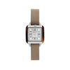 Montre BRISTON Streamliner Kennedy femme cadran blanc bracelet nylon taupe - vue V1