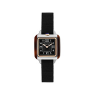 Montre BRISTON Streamliner Kennedy femme cadran noir bracelet nylon noir