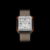 Montre BRISTON Streamliner Kennedy femme cadran blanc bracelet nylon taupe - vue VD1
