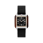 Montre BRISTON Streamliner Kennedy femme cadran noir bracelet nylon noir - vue 1