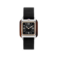 Montre BRISTON Streamliner Kennedy femme cadran noir bracelet nylon noir