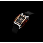 Montre BRISTON Streamliner Kennedy femme cadran noir bracelet nylon noir - vue D2